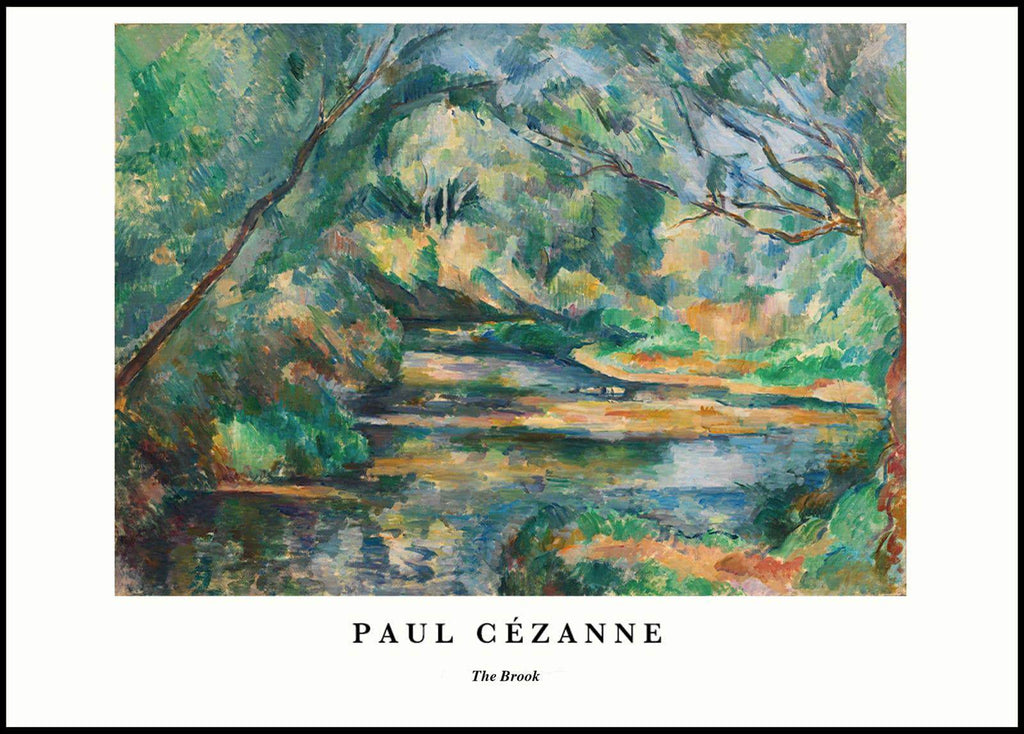 "Paul Cezanne - The Brook Poster - Hakyarts"