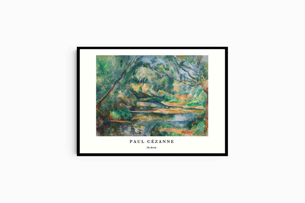 "Paul Cezanne - The Brook Poster - Hakyarts"