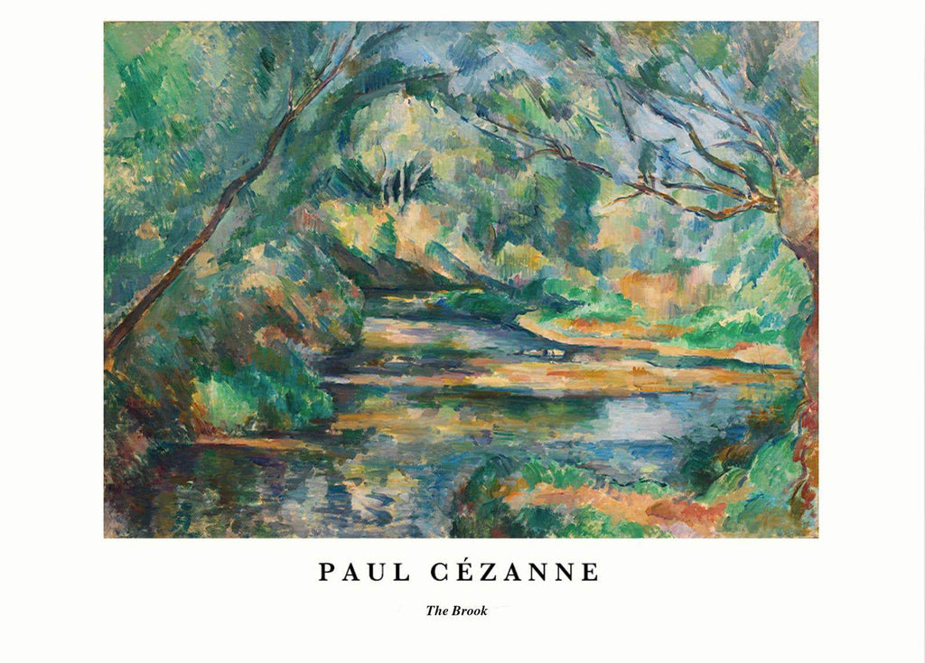 "Paul Cezanne - The Brook Poster - Hakyarts"