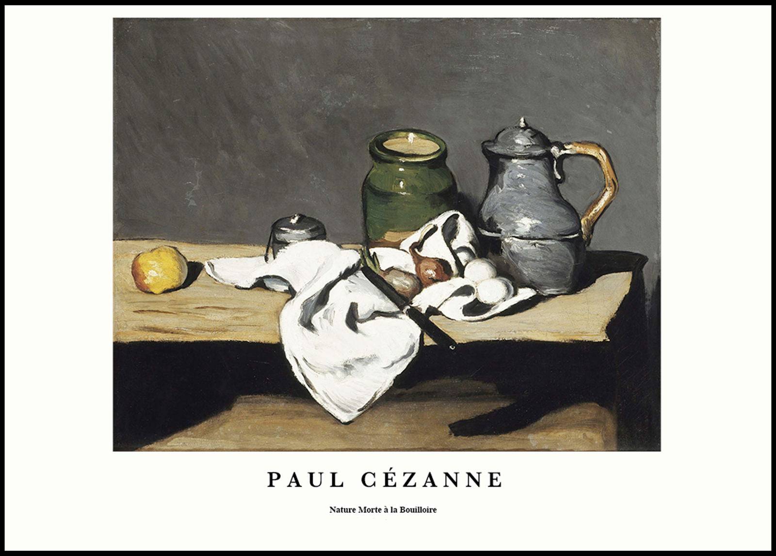 "Paul Cezanne - Morte √† la Bouilloire Poster"