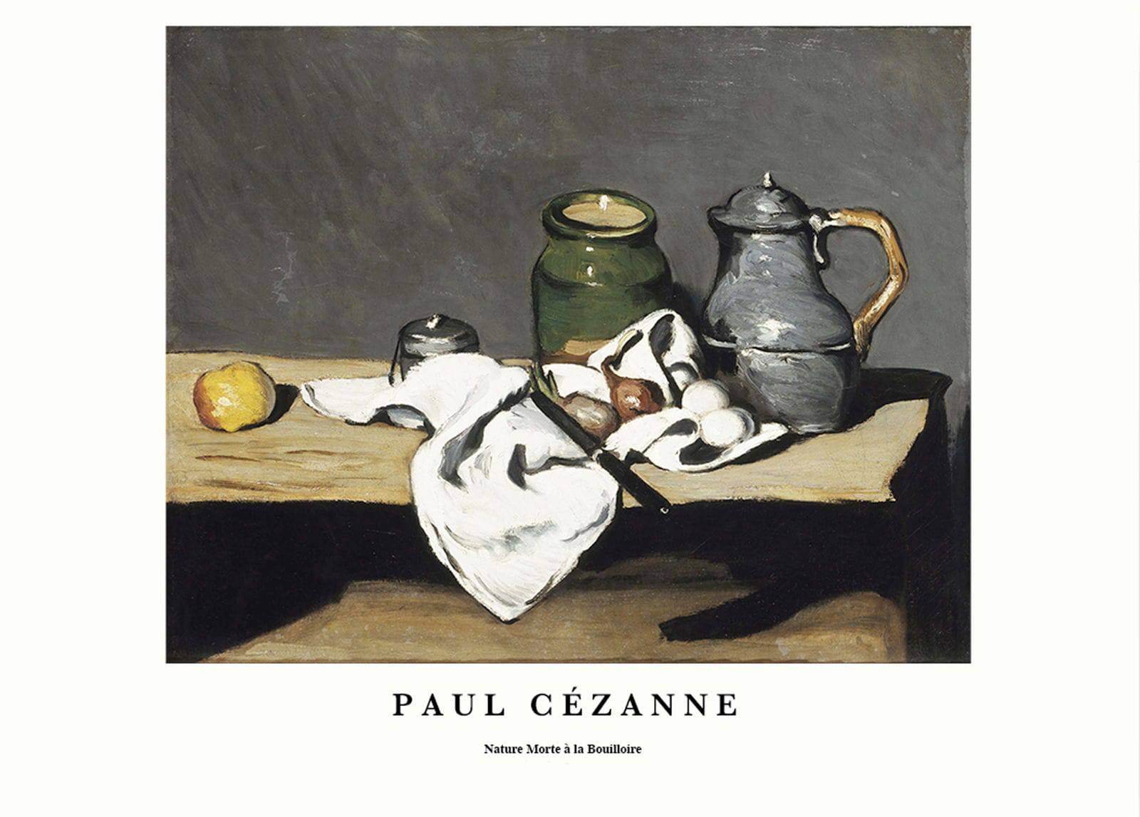 "Paul Cezanne - Morte √† la Bouilloire Poster"