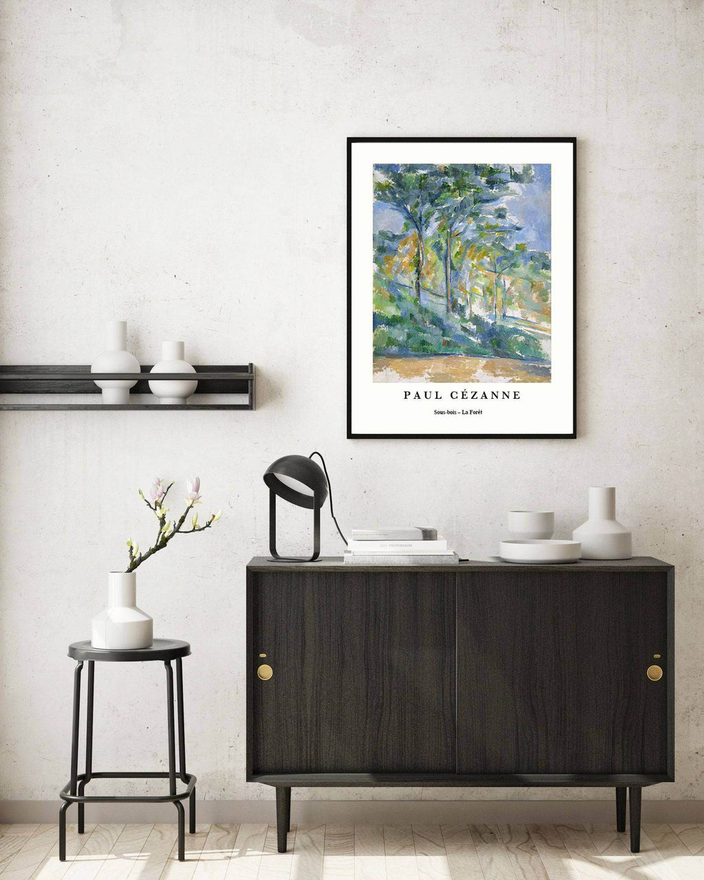 "Paul Cezanne - Sous-bois 'La For√™t' Poster - Hakyarts"