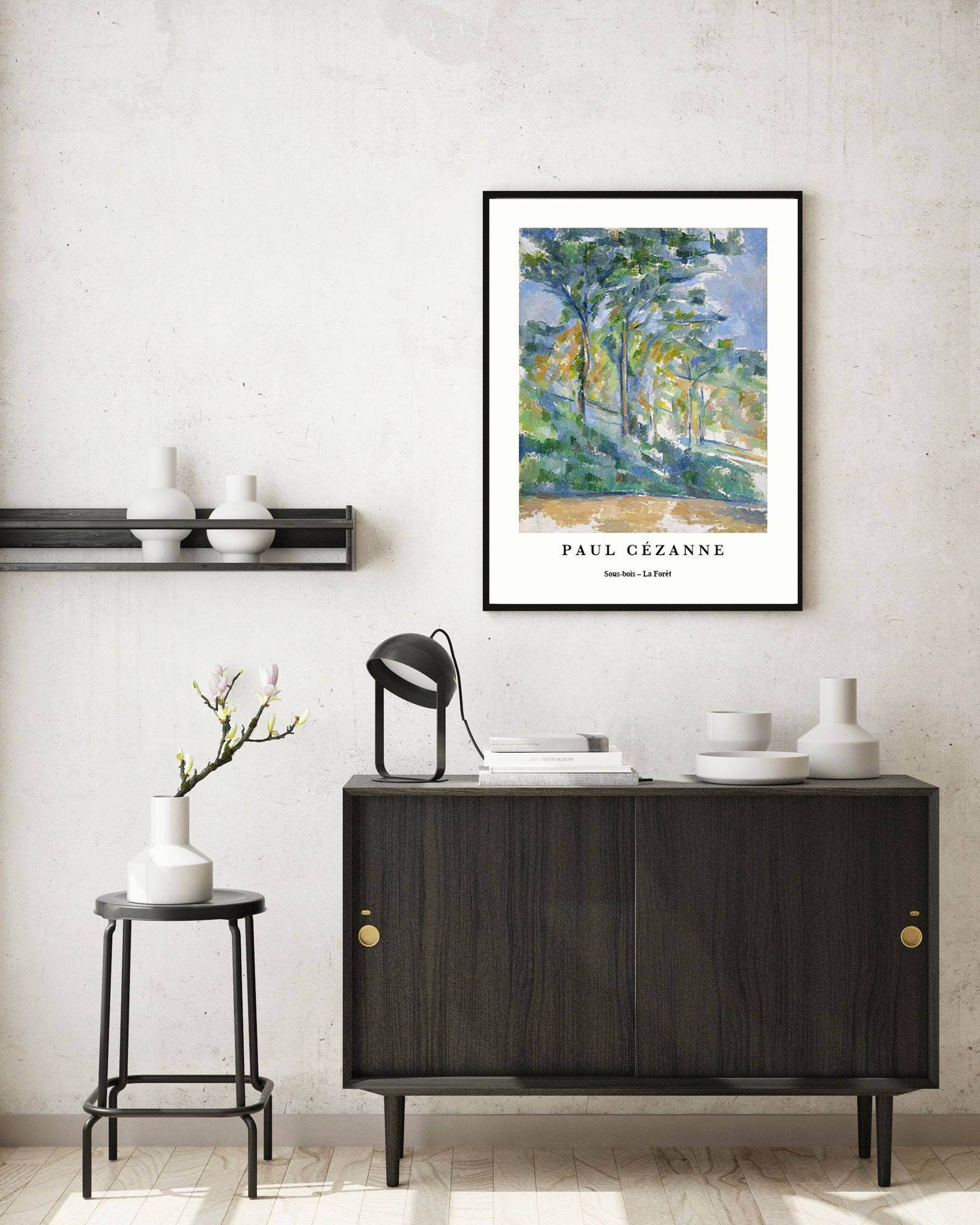 "Paul Cezanne - Sous-bois 'La For√™t' Poster - Hakyarts"