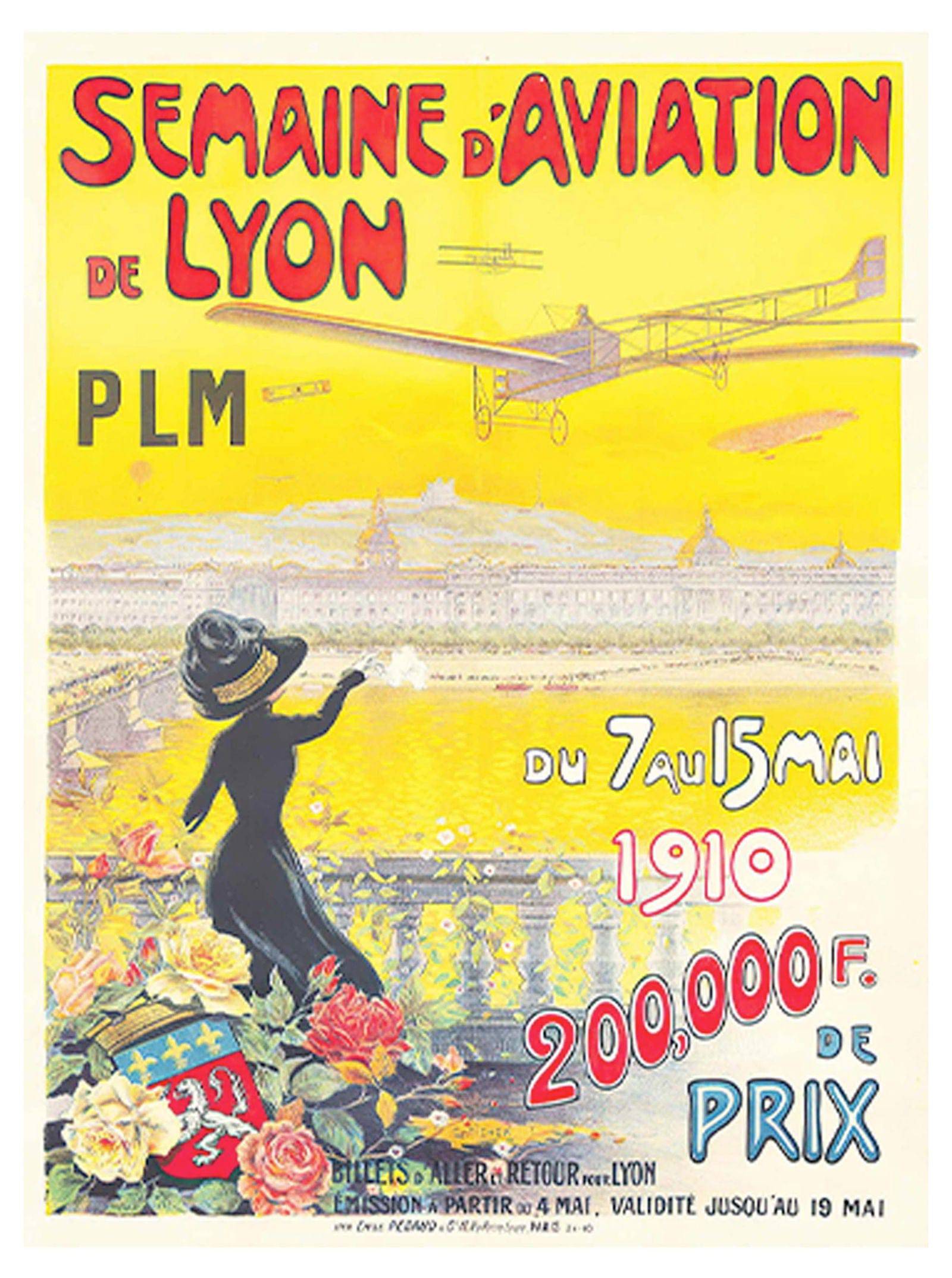 "Semaine d’Aviation de Lyon Poster"