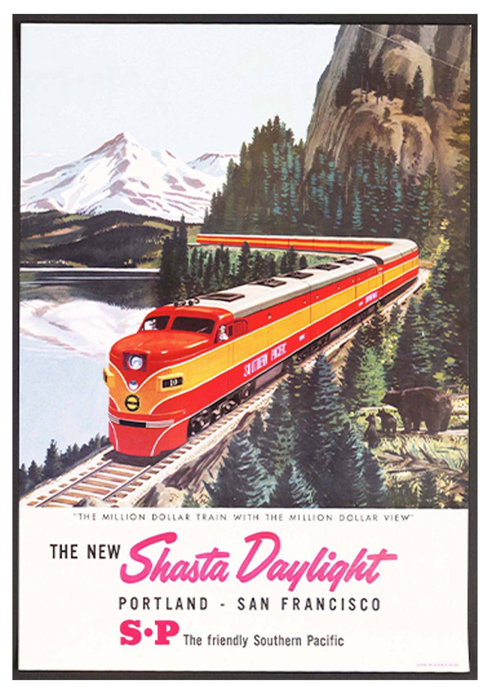 "The New Shasta Daylight Portland Poster"