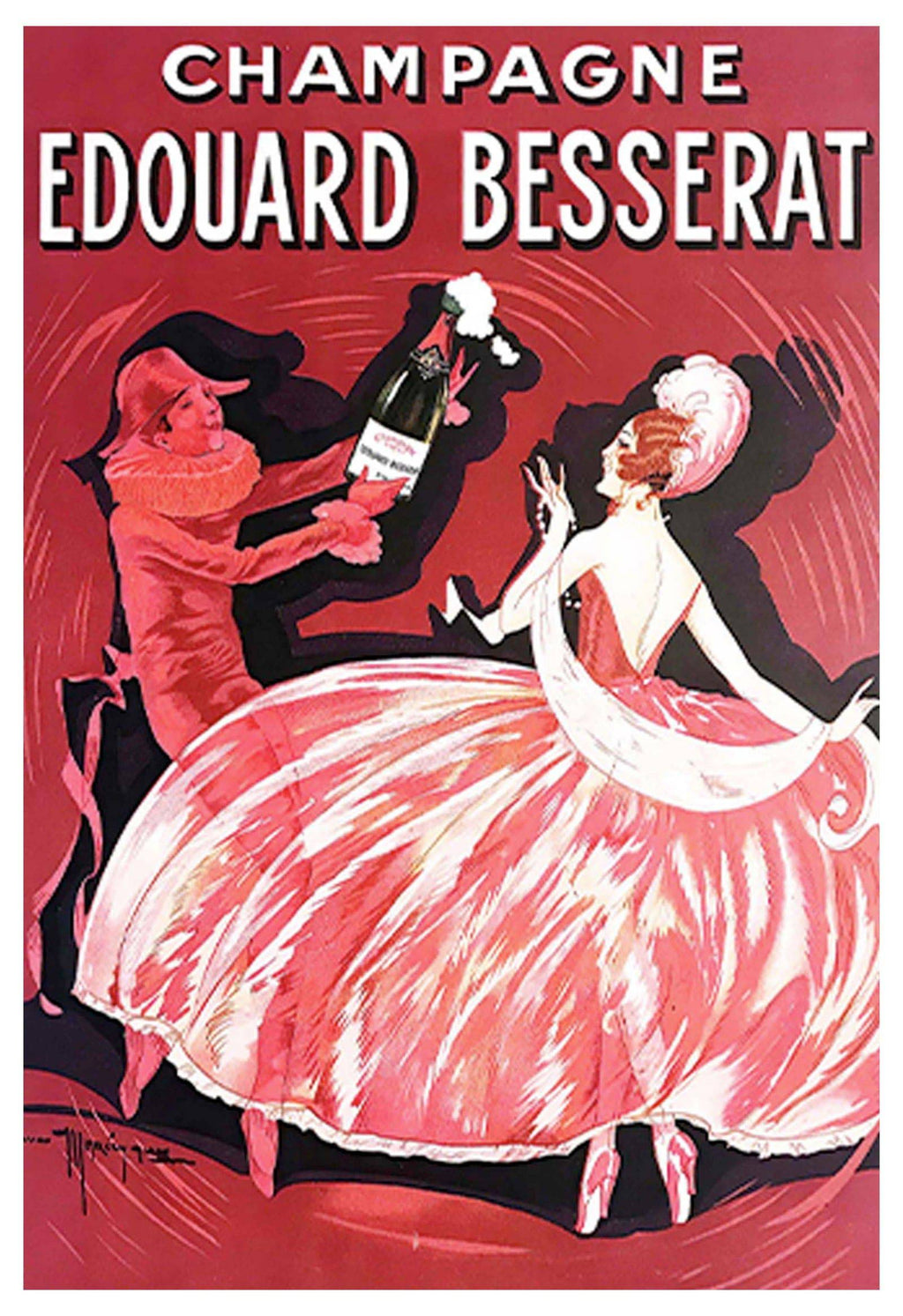 "Edouard Besserat - Champagne Poster - Hakyarts"