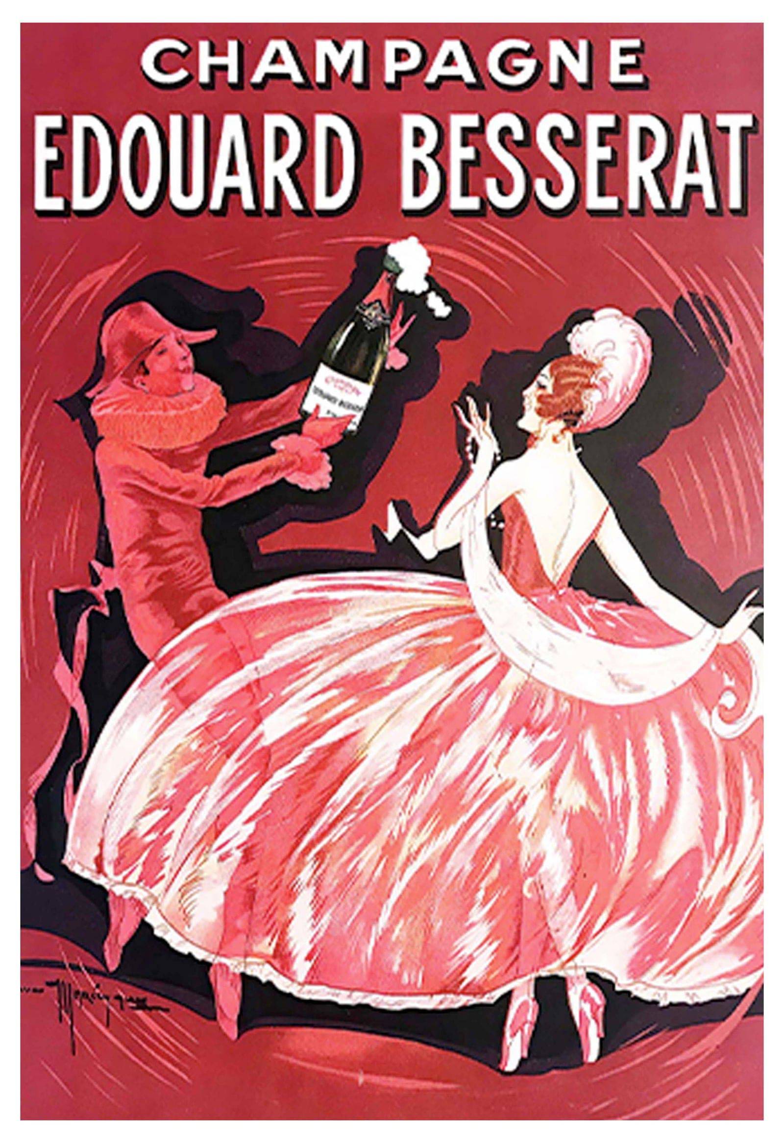 "Edouard Besserat - Champagne Poster - Hakyarts"