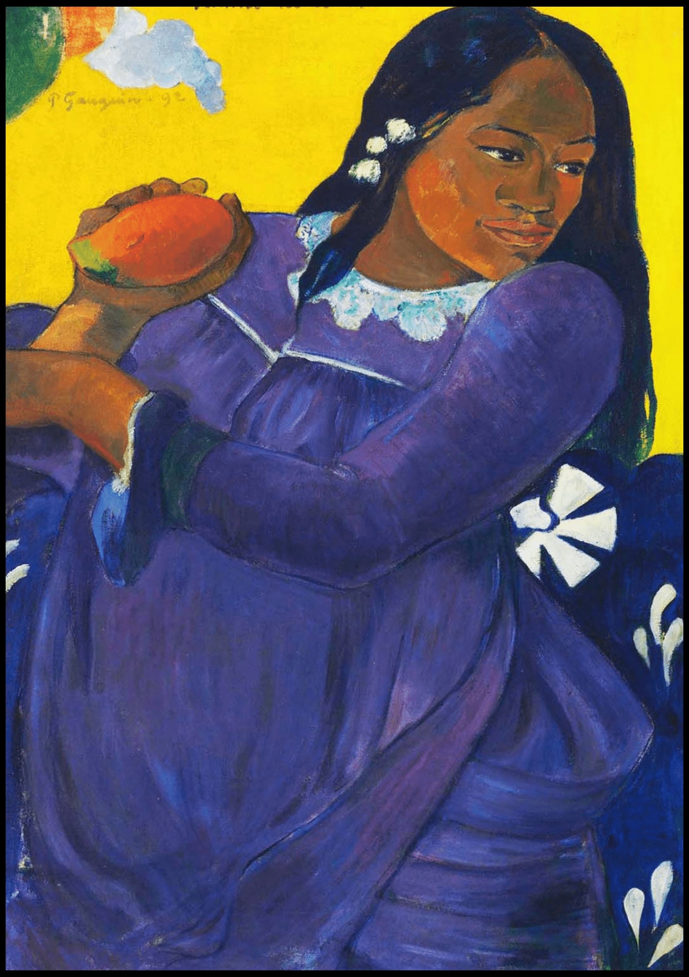 "Paul Gauguin - Woman with Mango"