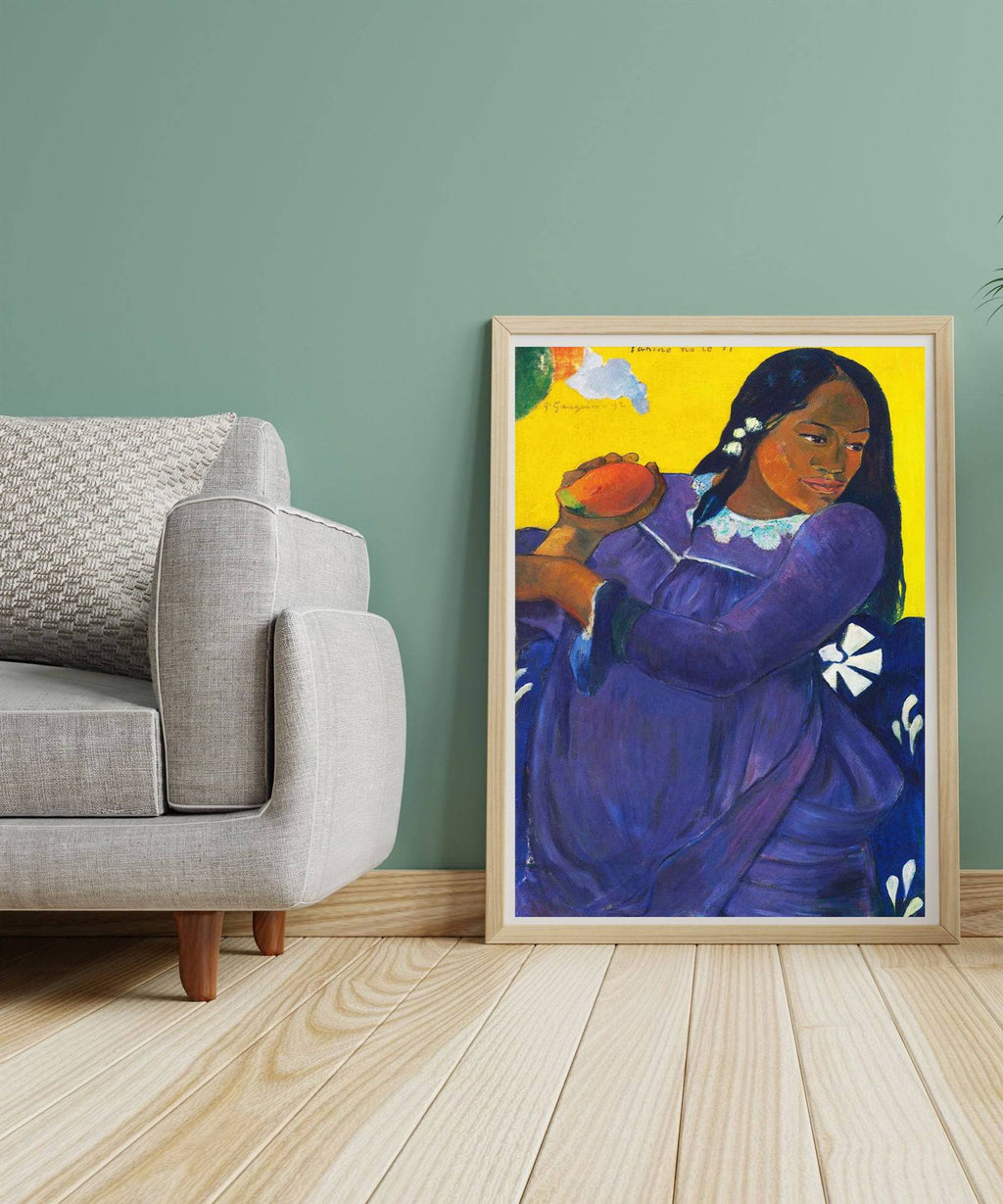 "Paul Gauguin - Woman with Mango"