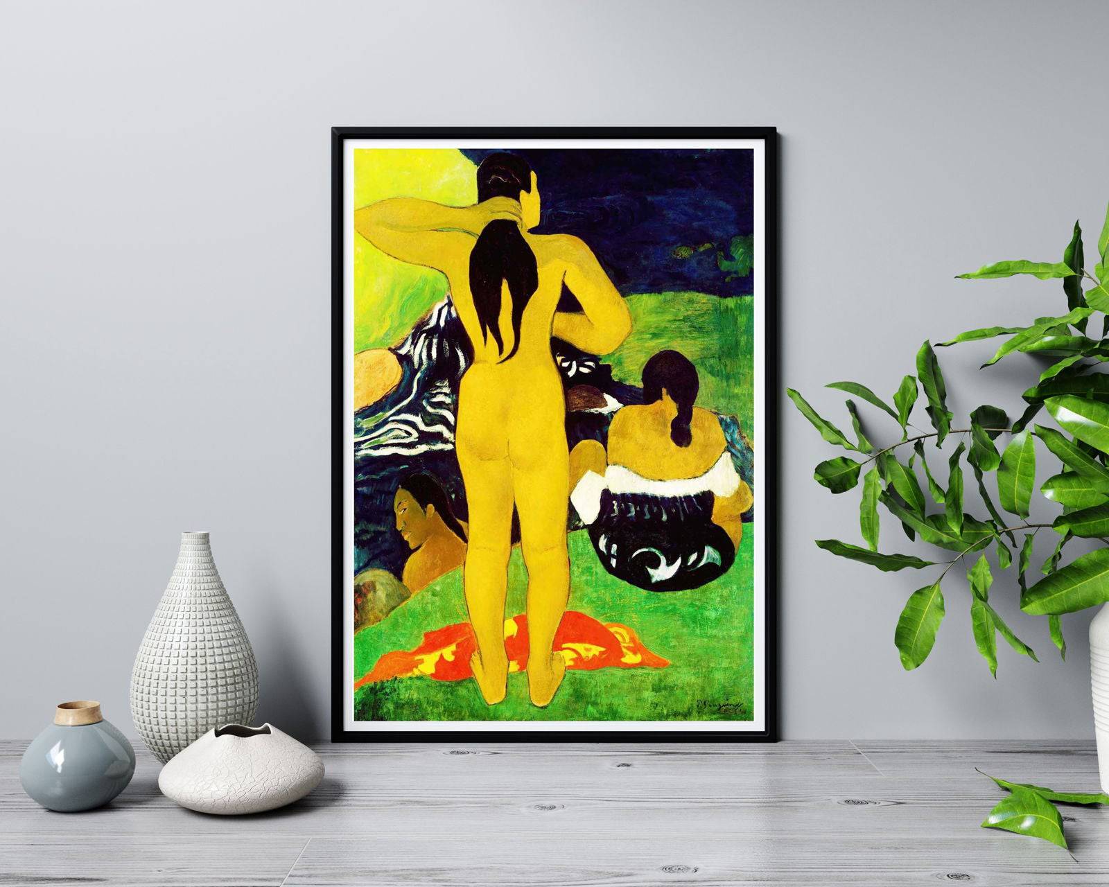 "Paul Gauguin - Tahitian Women Bathing"