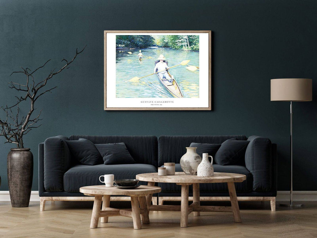 "Gustave Caillebotte - Skiffs on the Yerres Poster"