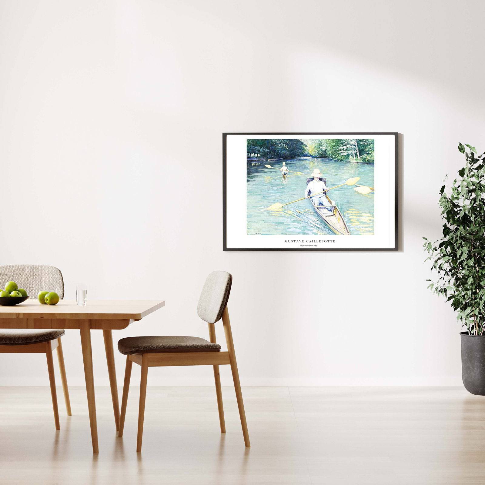"Gustave Caillebotte - Skiffs on the Yerres Poster"