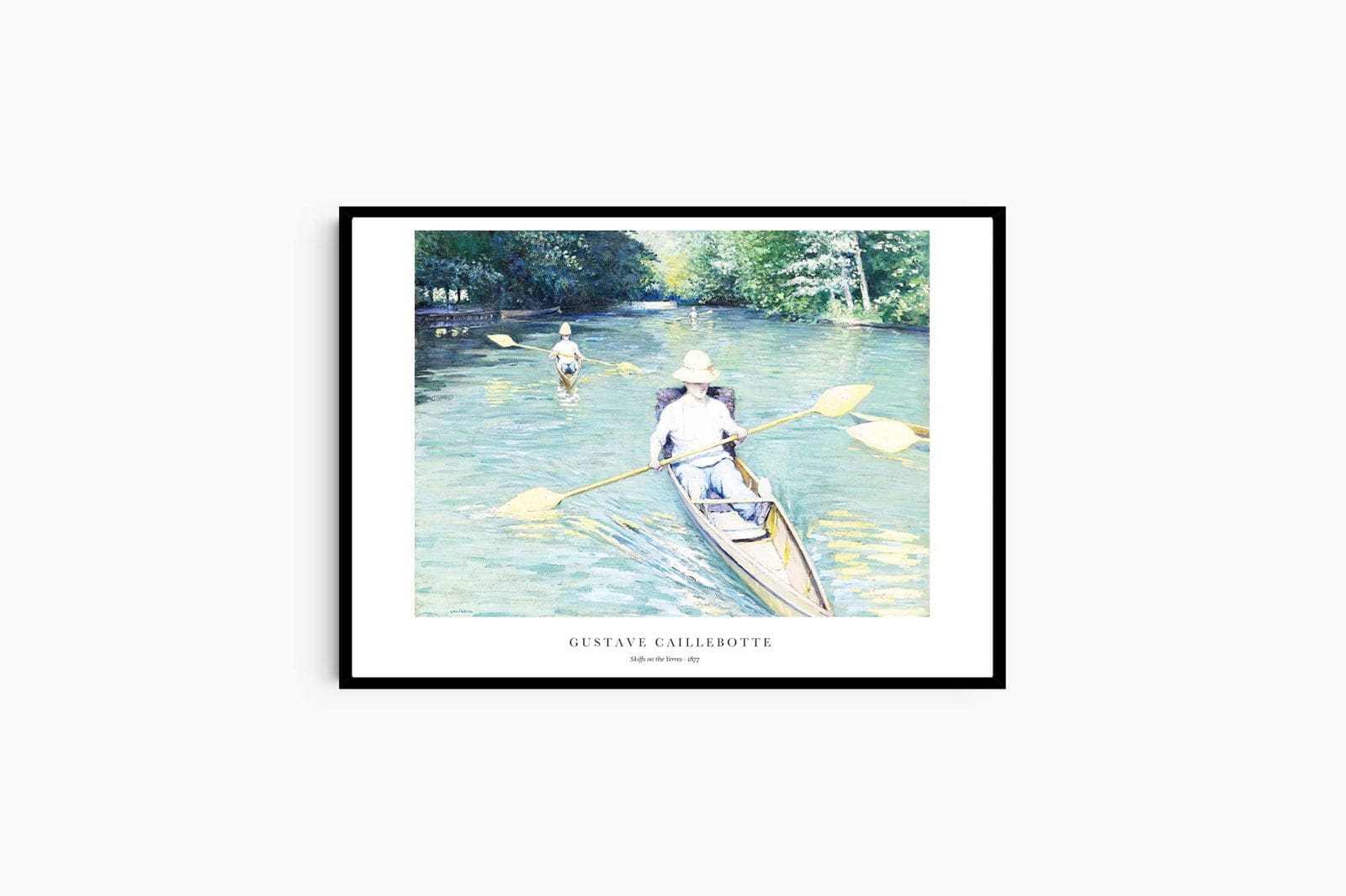 "Gustave Caillebotte - Skiffs on the Yerres Poster"