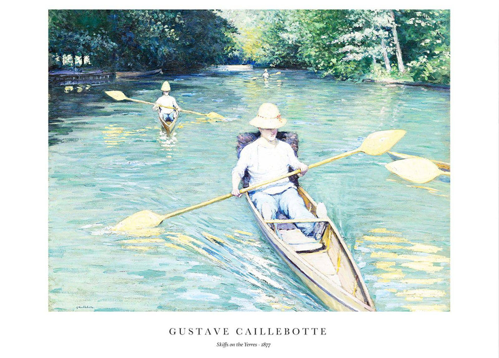 "Gustave Caillebotte - Skiffs on the Yerres Poster"