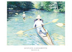 "Gustave Caillebotte - Skiffs on the Yerres Poster"