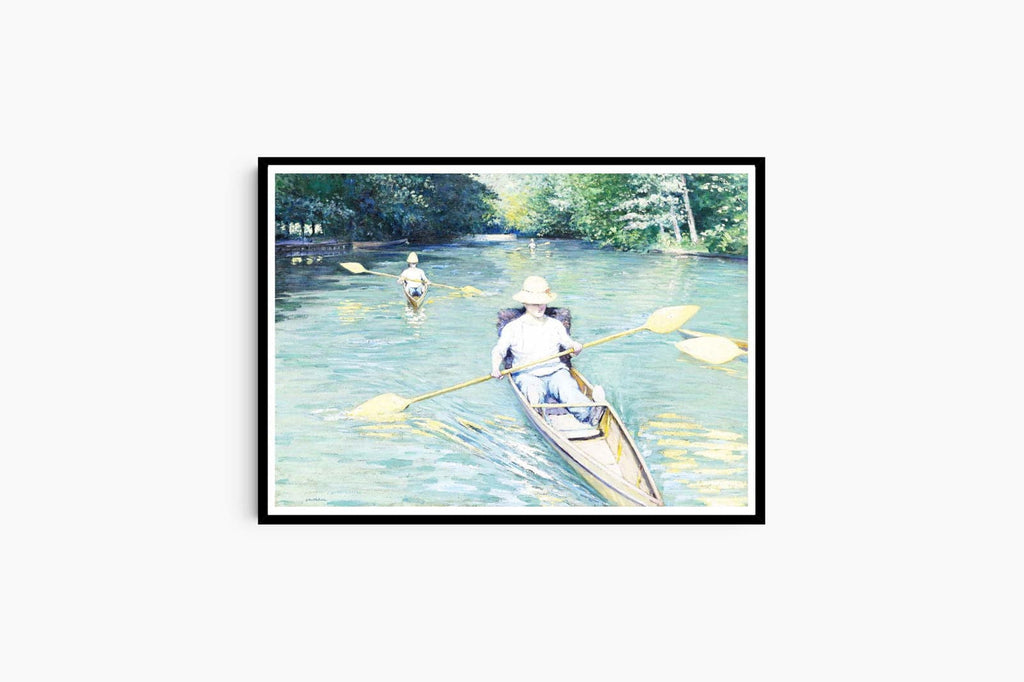 "Gustave Caillebotte - Skiffs on the Yerres"