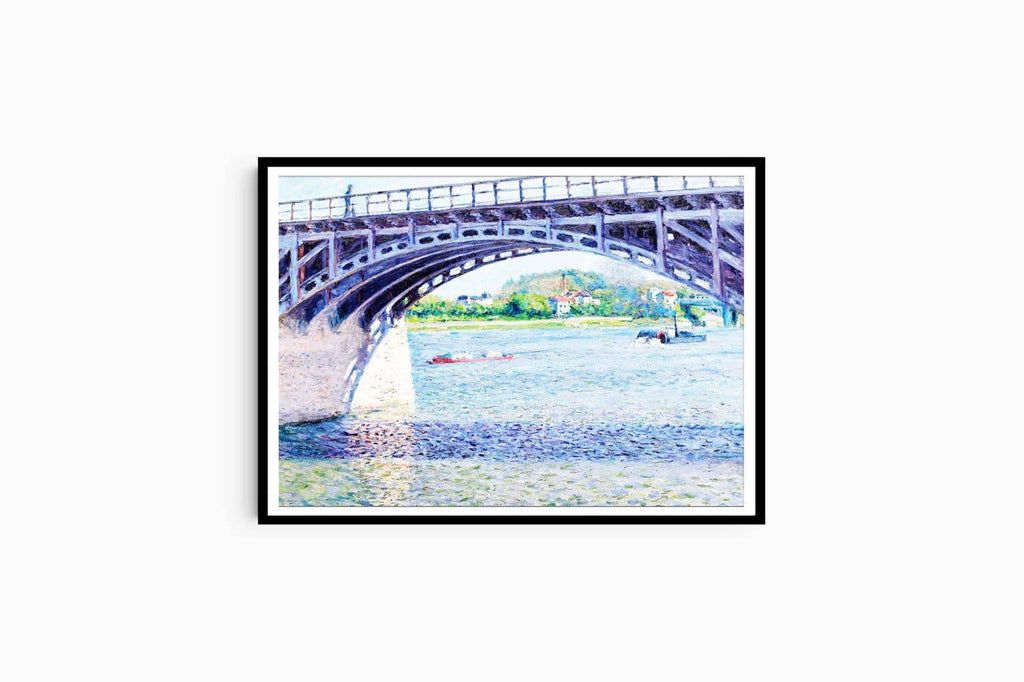 "Gustave Caillebotte - Le Pont d’Argenteuil et la Seine"