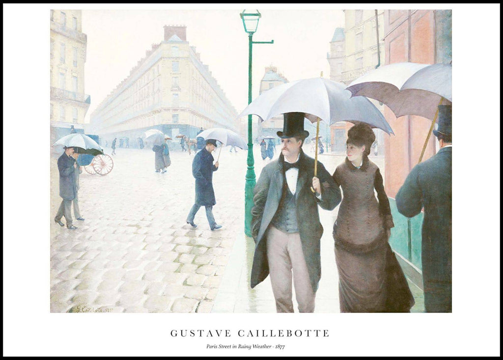 "Gustave Caillebotte - Paris Street in Rainy Weather Poster"