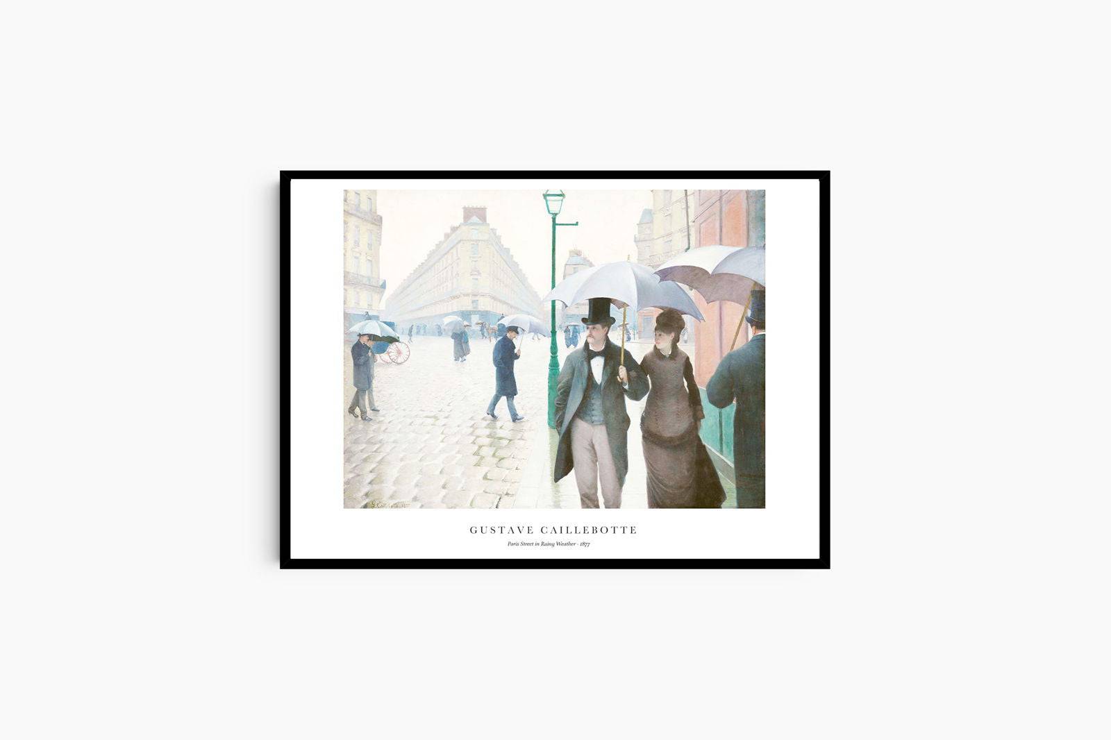 "Gustave Caillebotte - Paris Street in Rainy Weather Poster"