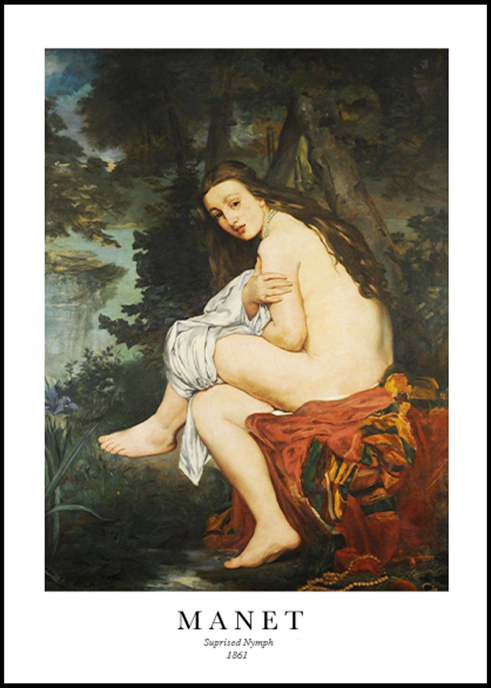 "Édouard Manet - Surprised Nymph Poster"