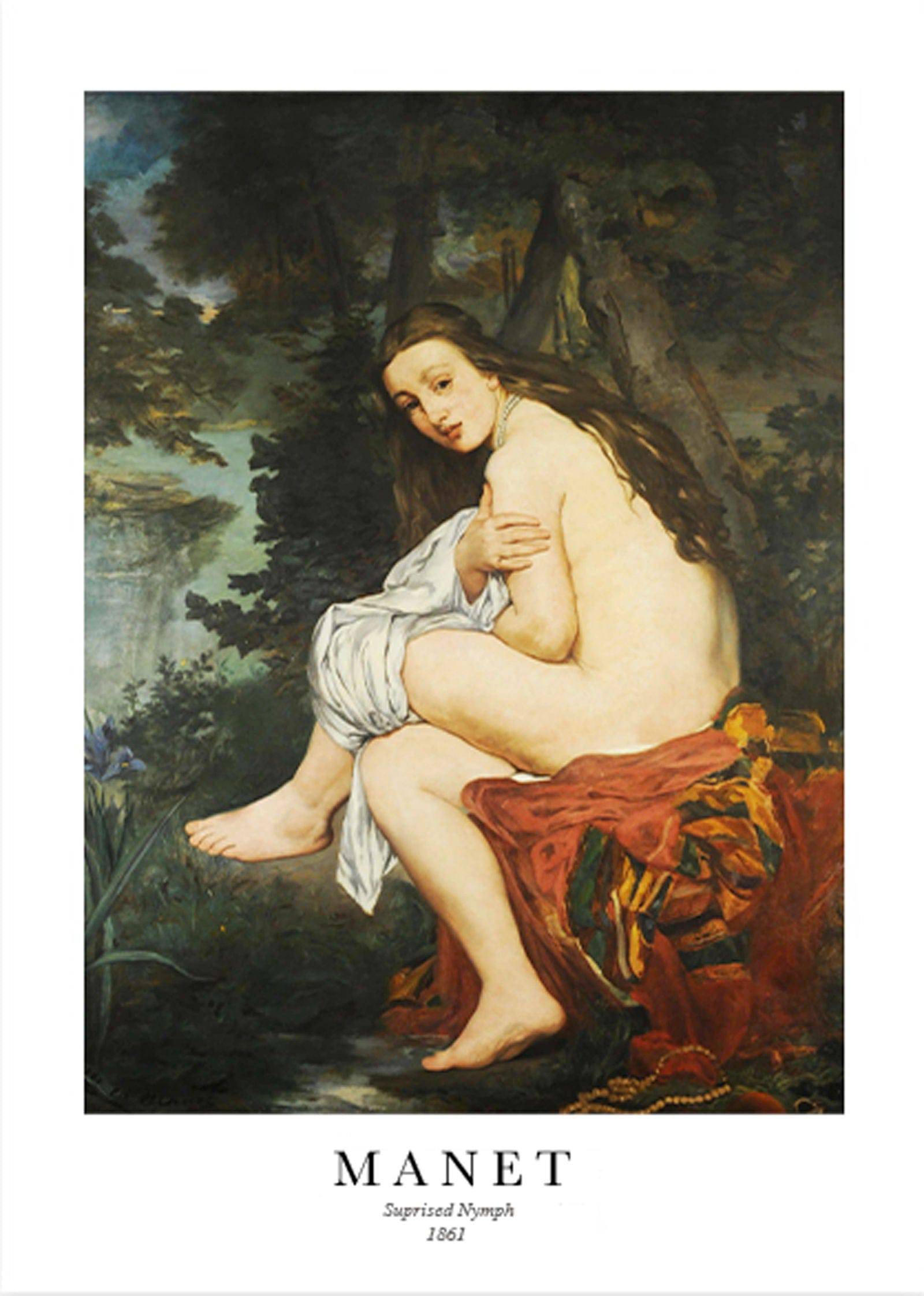 "Édouard Manet - Surprised Nymph Poster"