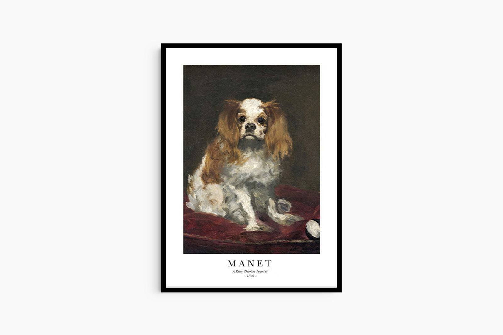 "Édouard Manet - A King Charles Spaniel Poster"