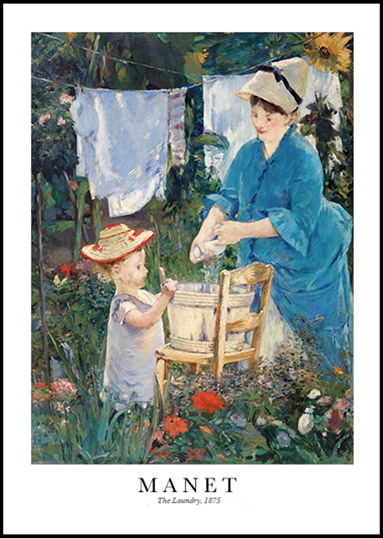 "Édouard Manet - The Laundry Poster"