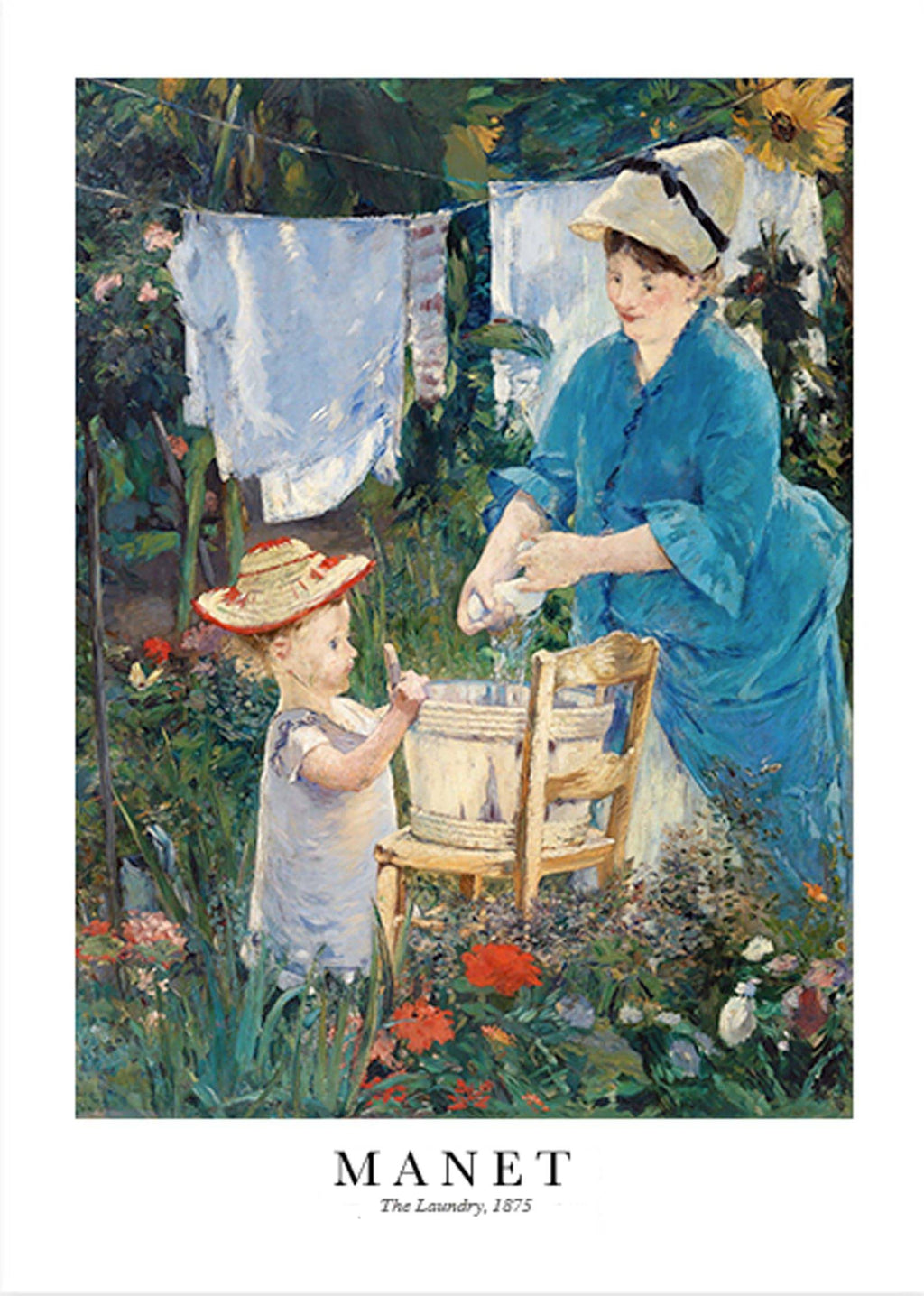 "Édouard Manet - The Laundry Poster"