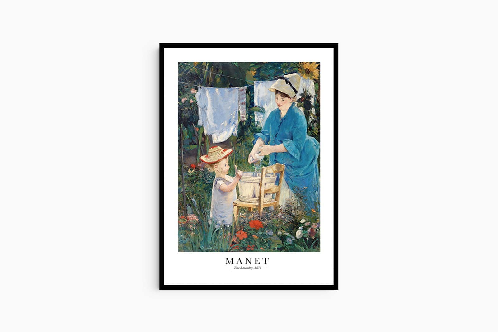 "Édouard Manet - The Laundry Poster"