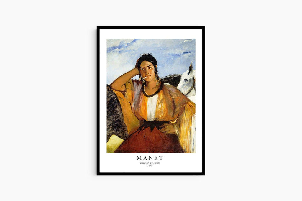 "Édouard Manet - Gypsy with a Cigarette Poster"