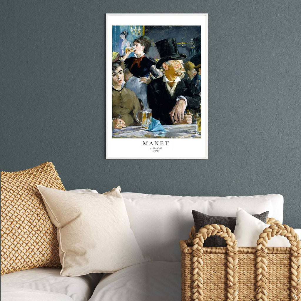 "Édouard Manet - At The Café Poster"