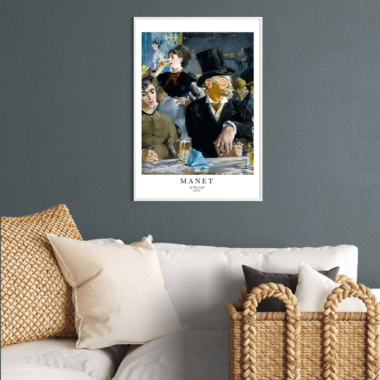 "Édouard Manet - At The Café Poster"