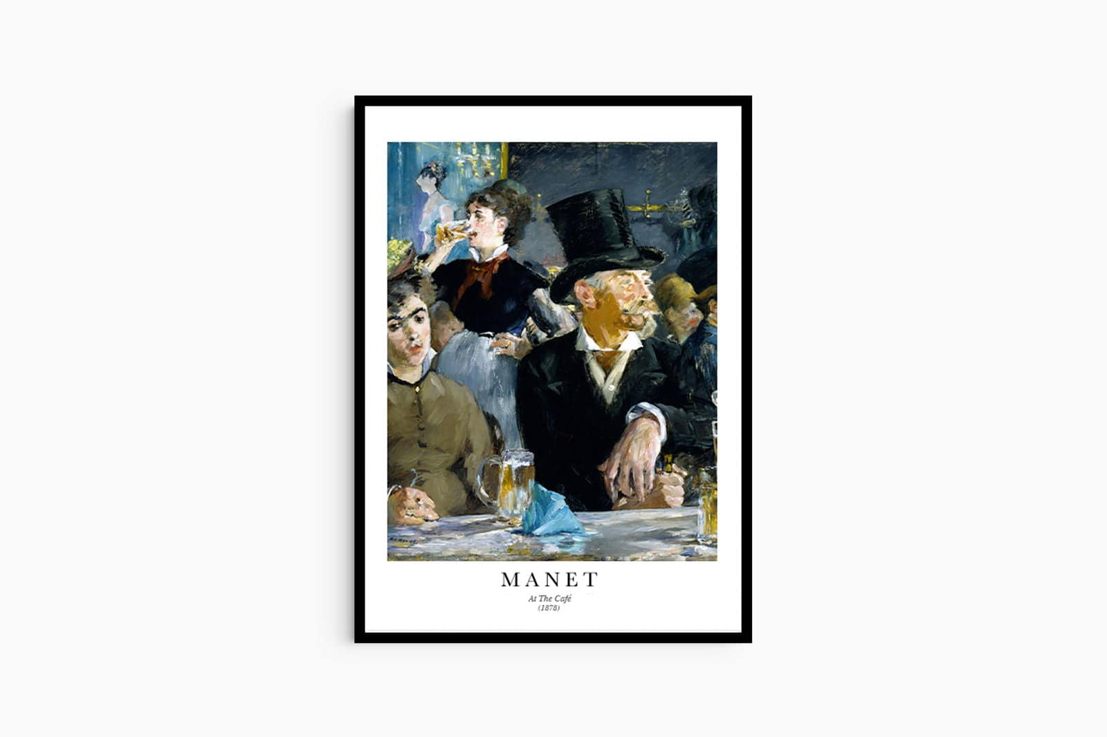 "Édouard Manet - At The Café Poster"