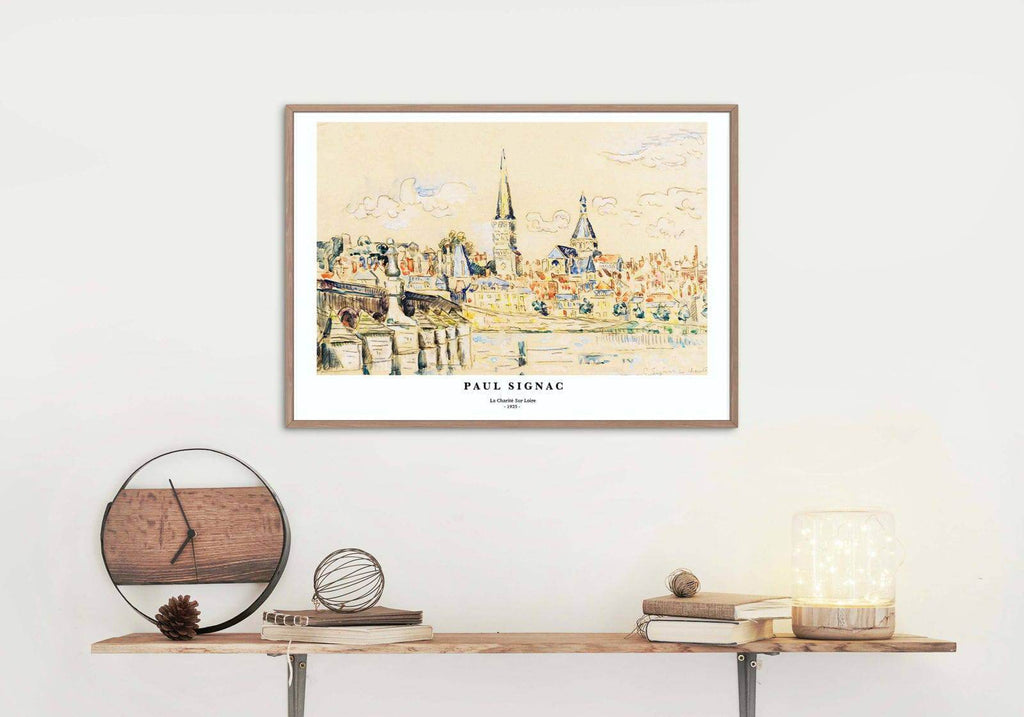 "Paul Signac - La Charité sur Loire Poster - Hakyarts"