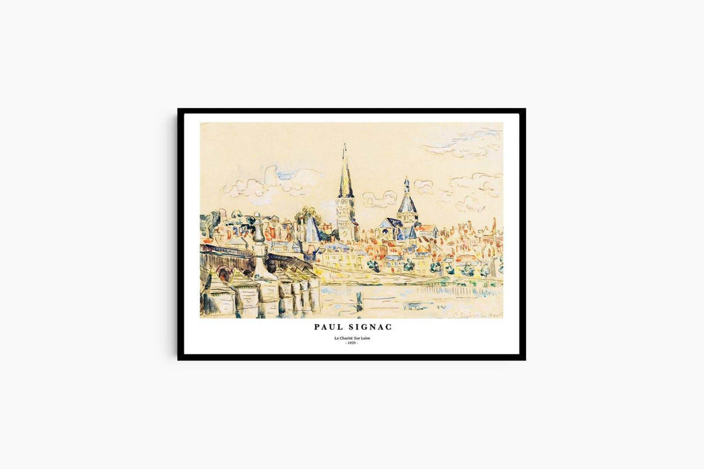 "Paul Signac - La Charité sur Loire Poster - Hakyarts"