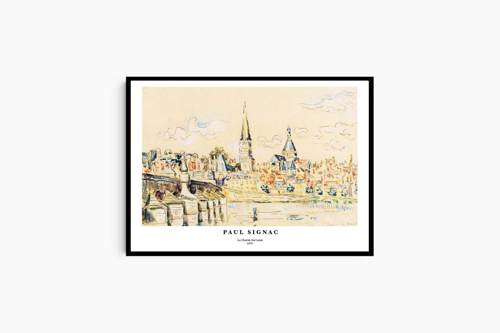 "Paul Signac - La Charité sur Loire Poster - Hakyarts"