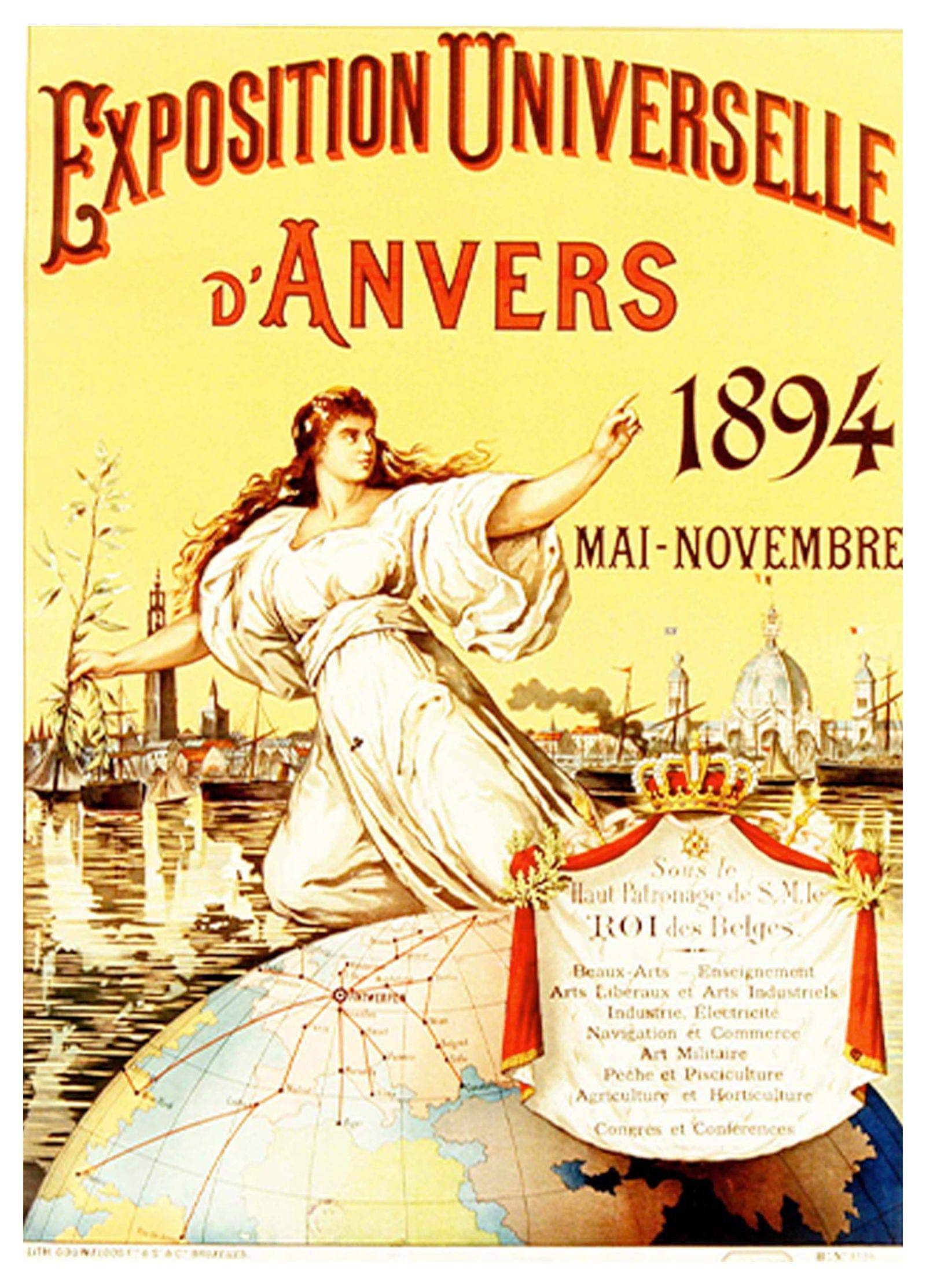 "Exposition Universelle D'Anvers Poster - Hakyarts"