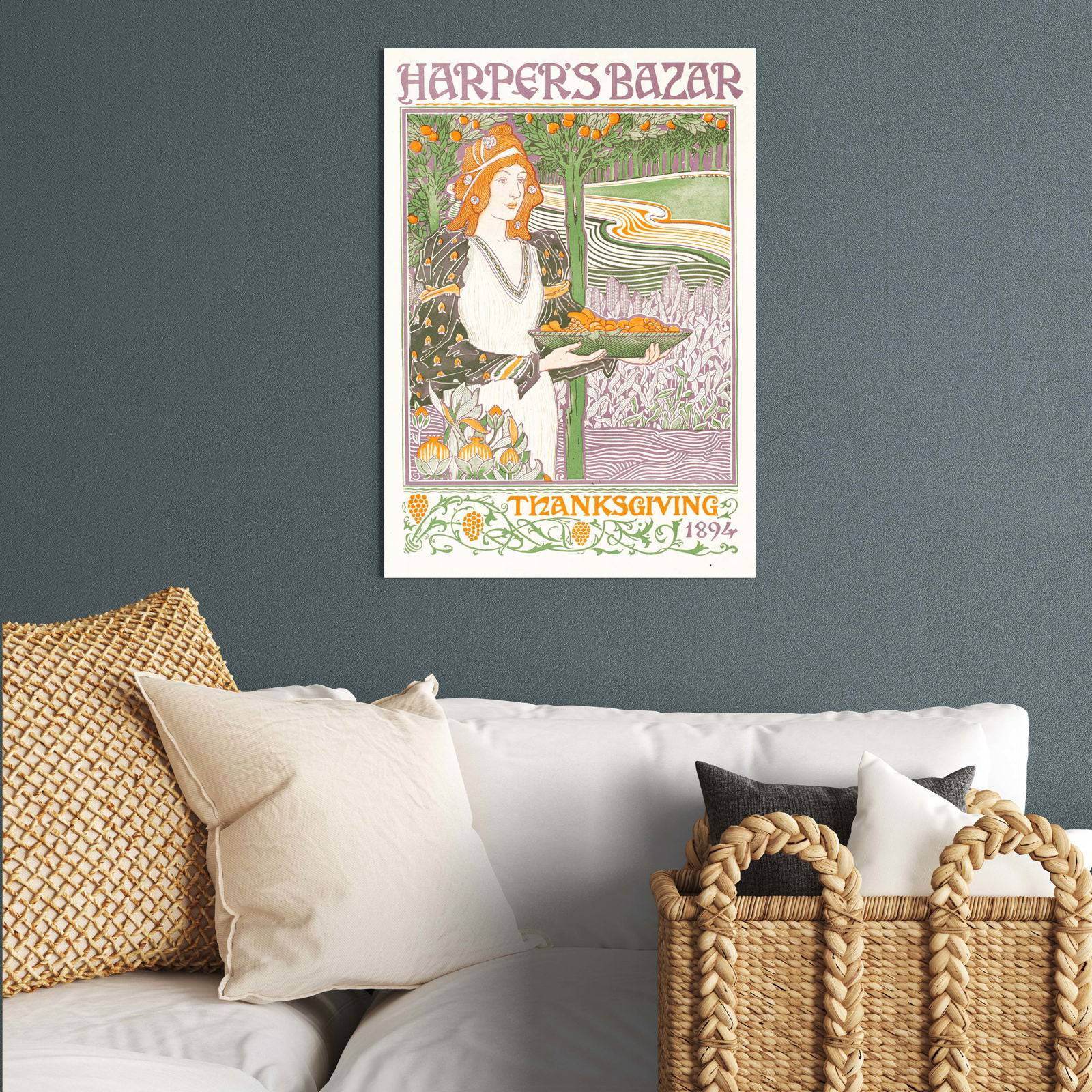 "Harper's Bazar - Thanksgiving Poster - Hakyarts"
