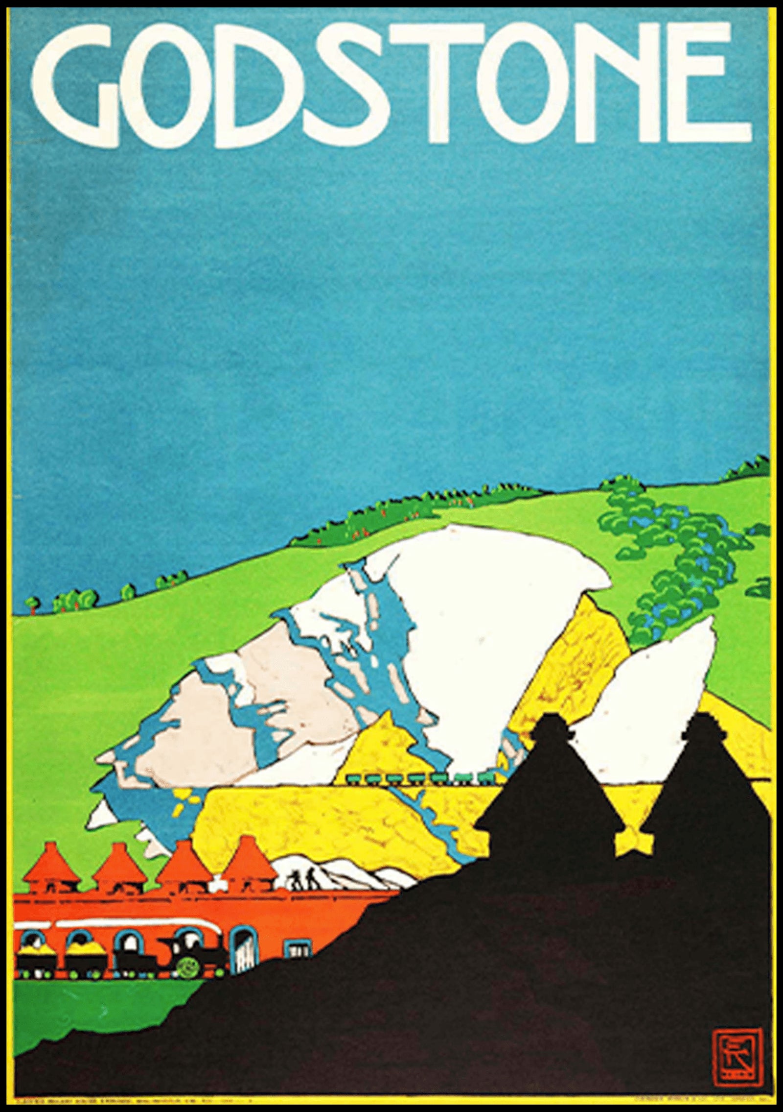 "Edward McKnight Kauffer - Goldstone Poster - Hakyarts"