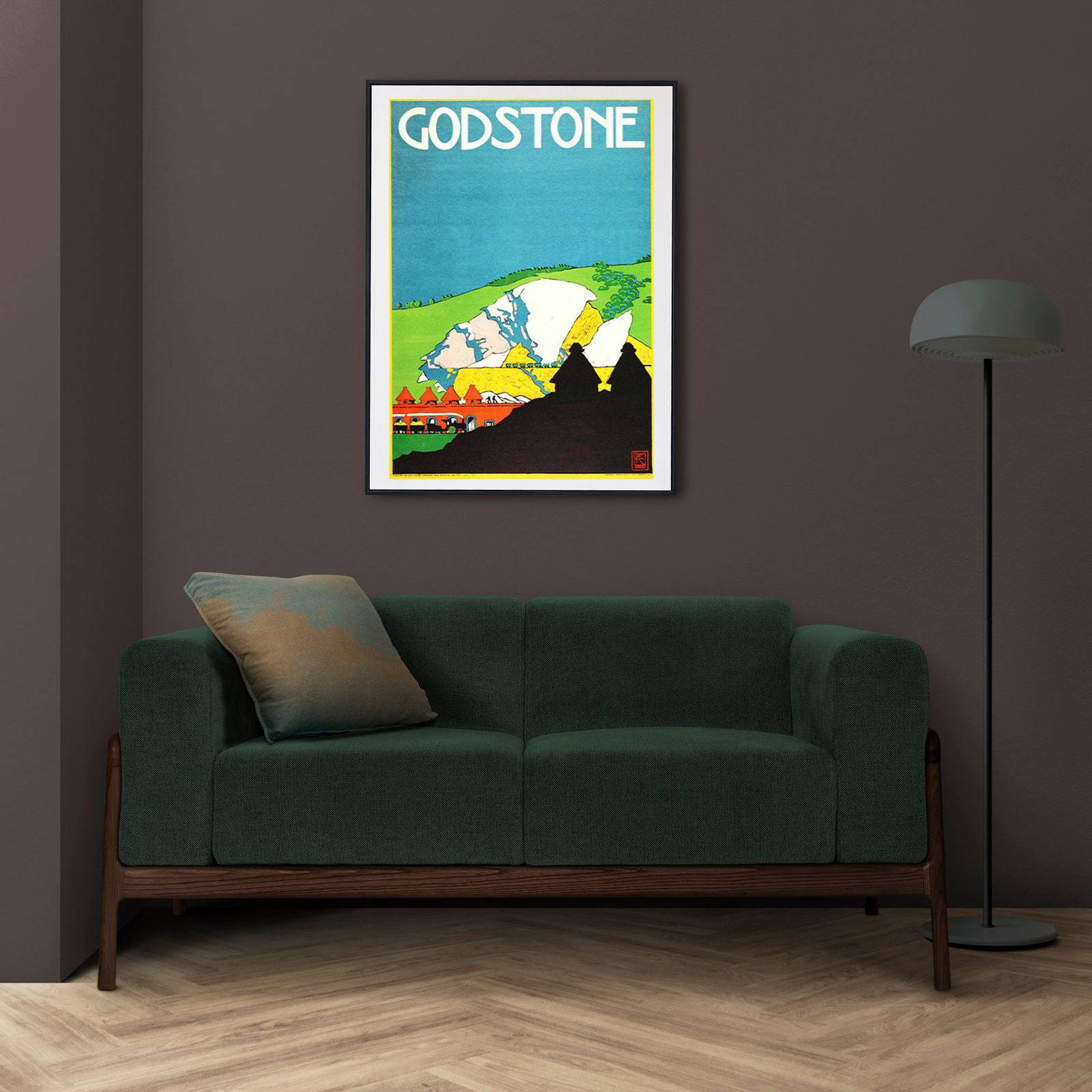 "Edward McKnight Kauffer - Goldstone Poster - Hakyarts"