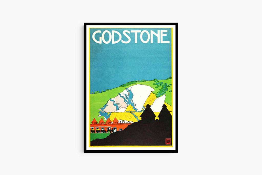 "Edward McKnight Kauffer - Goldstone Poster - Hakyarts"