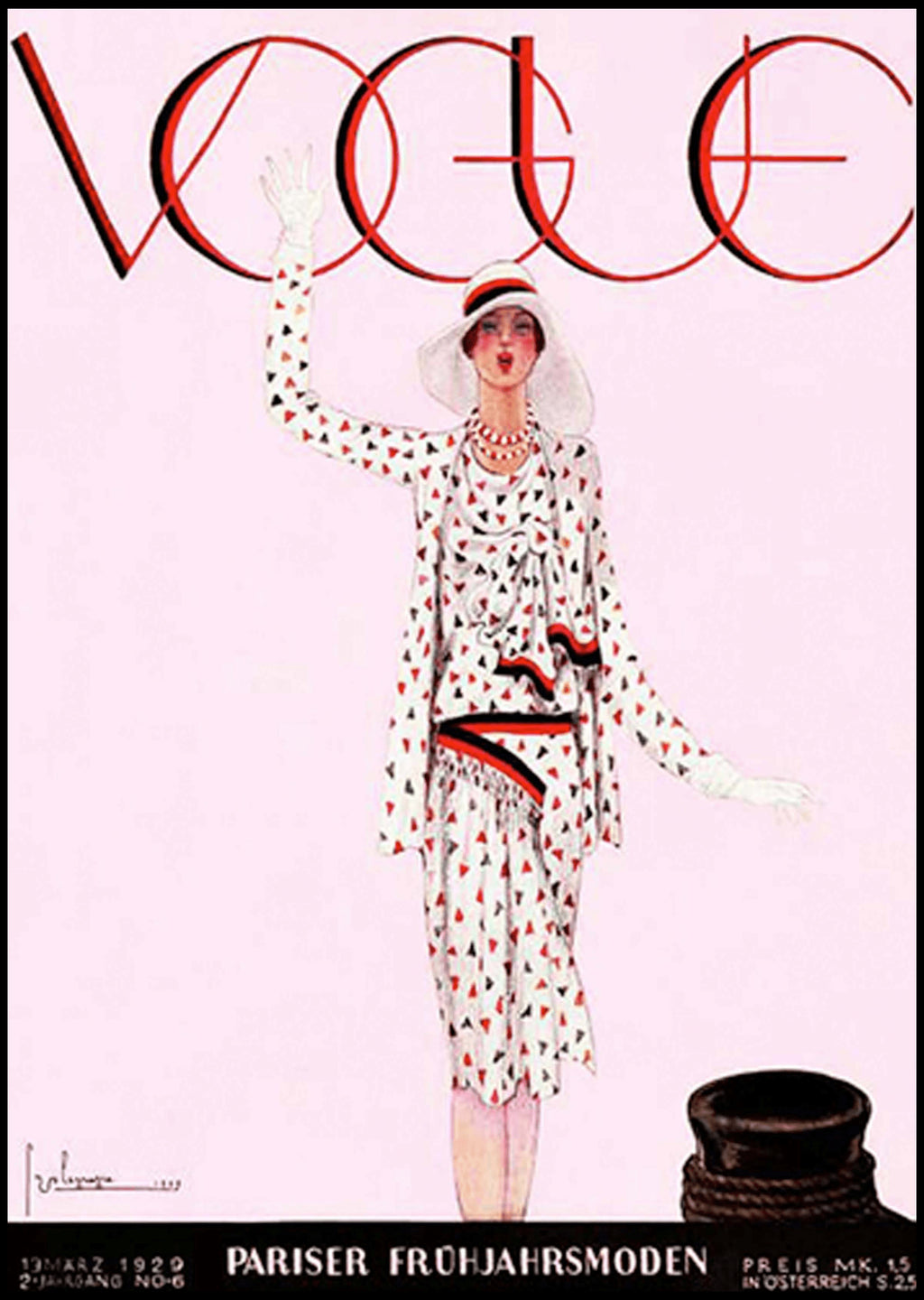 "Vintage Vogue Poster"