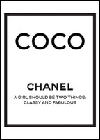 "Coco Chanel Poster - Hakyarts"