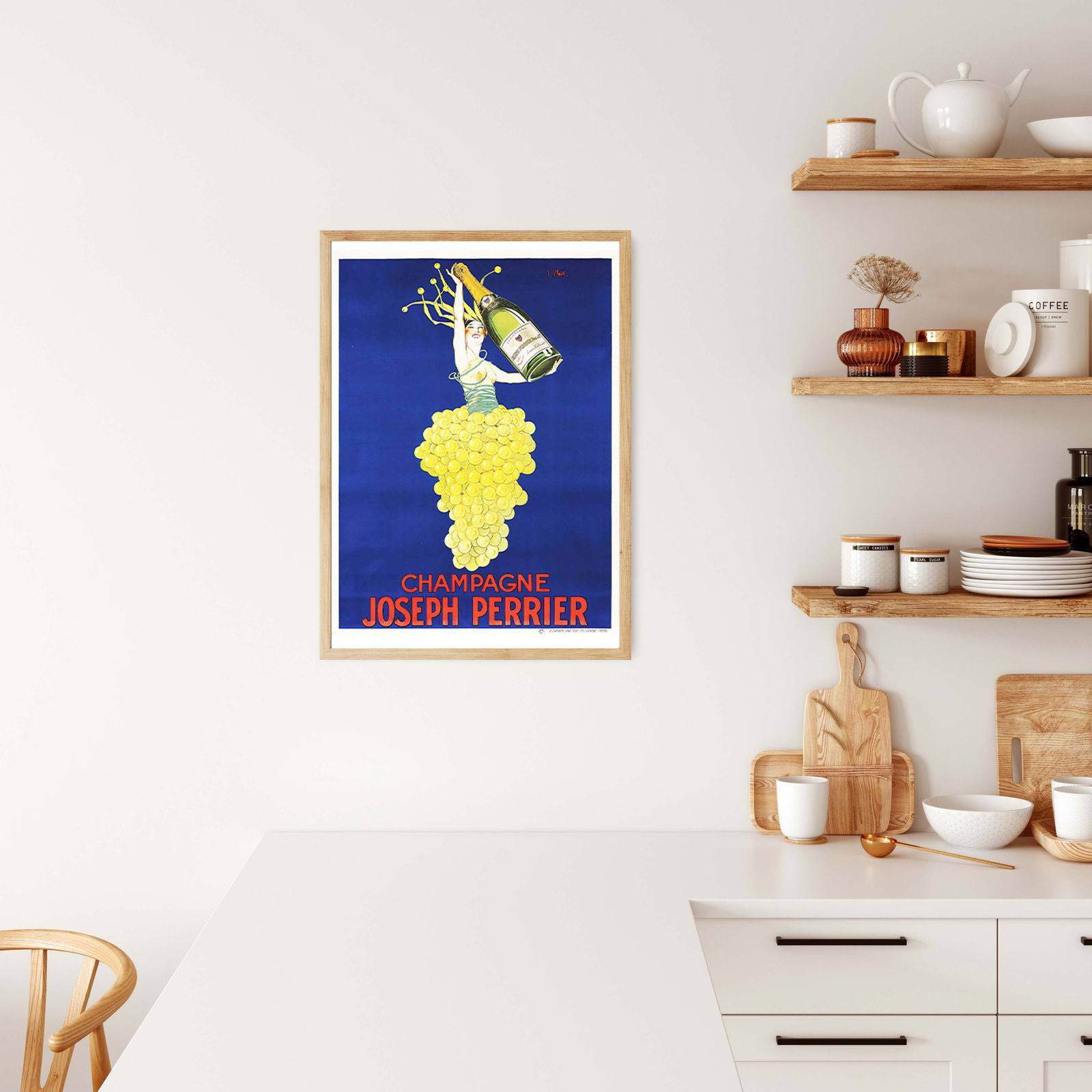 "Joseph Perrier Champagne Poster - Hakyarts"
