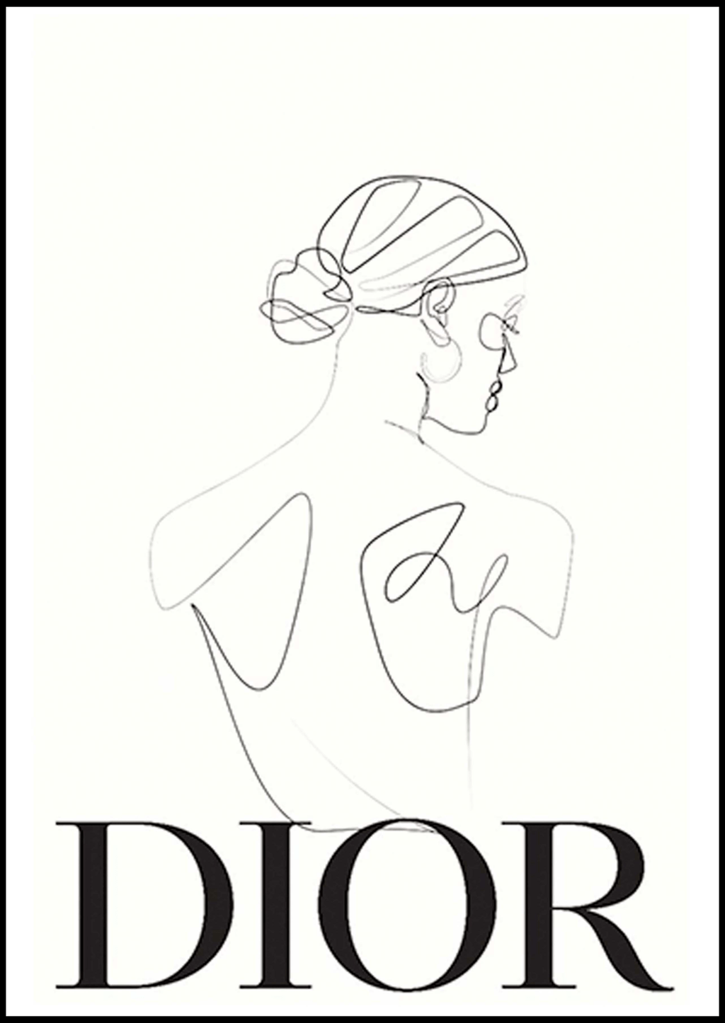 Set of 3 Dior Advertising Covers – Vintage Fashion Wall Art - Hakyarts