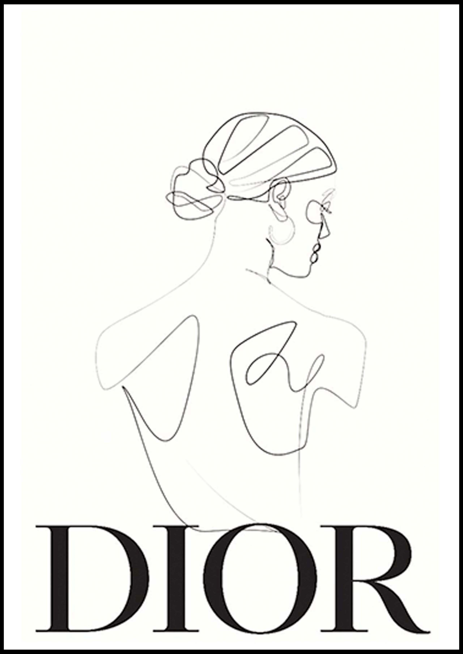 Set of 3 Dior Advertising Covers – Vintage Fashion Wall Art - Hakyarts