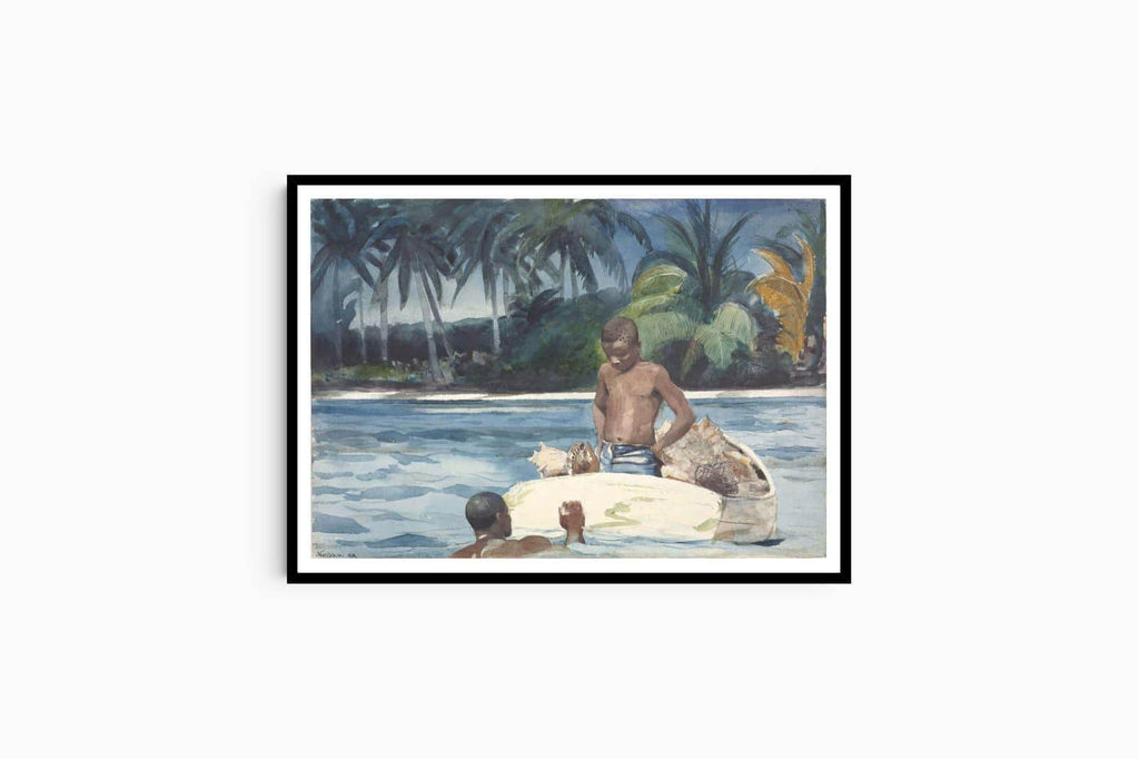 "Winslow Homer - West India Divers - Hakyarts"