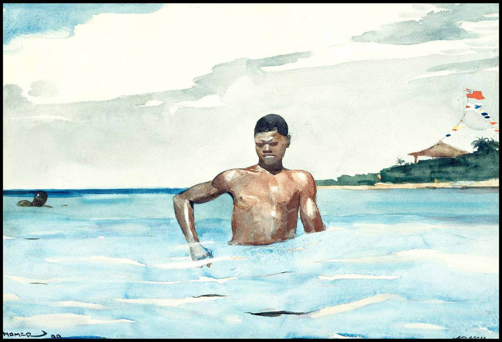 "Winslow Homer - The Bather - Hakyarts"