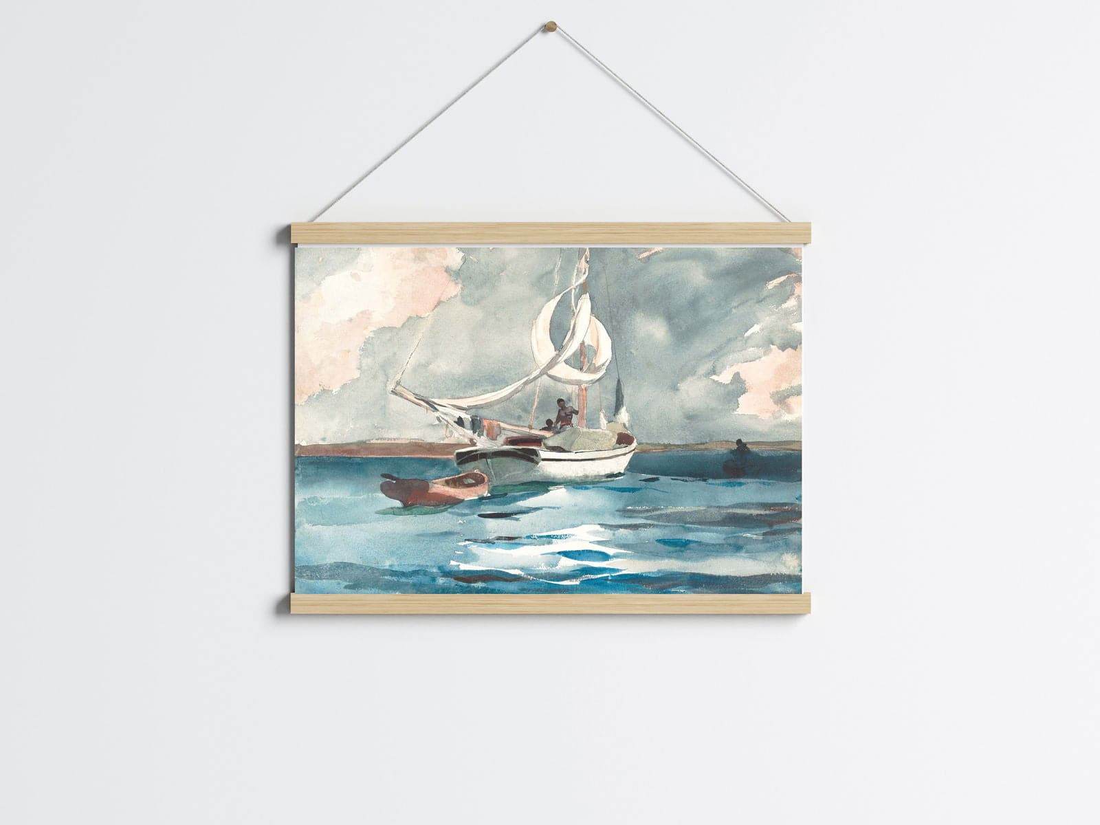 "Winslow Homer - Sloop - Hakyarts"