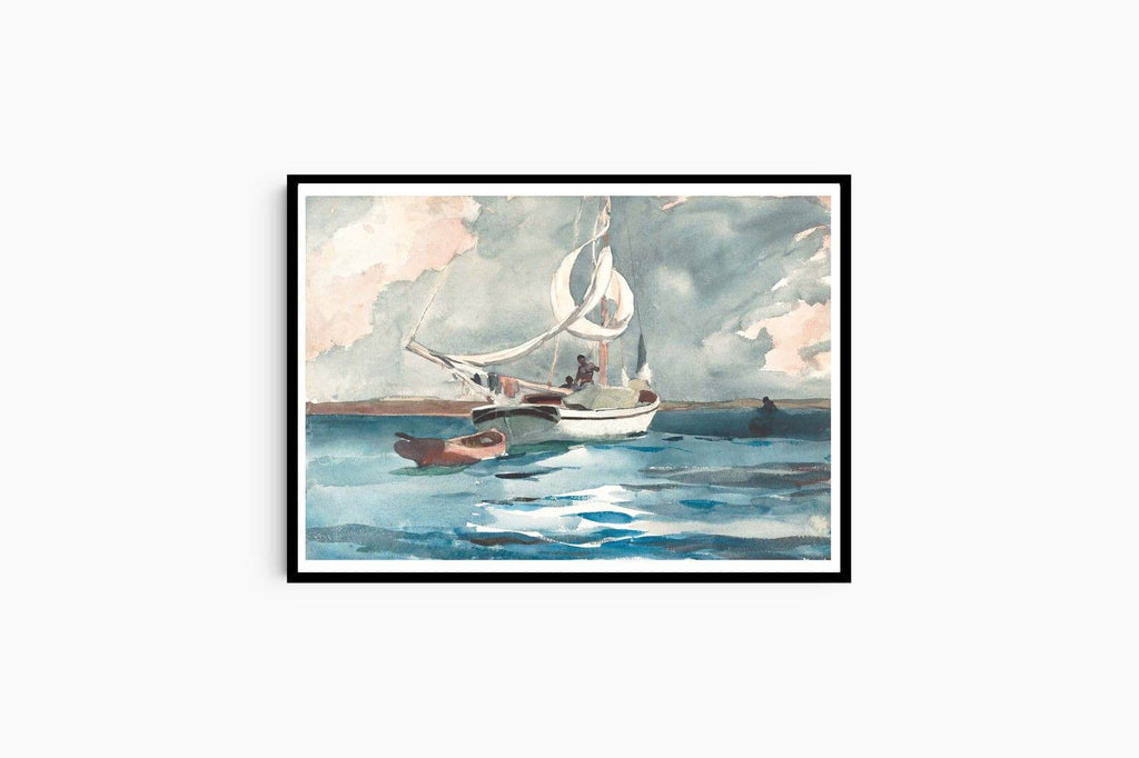 "Winslow Homer - Sloop - Hakyarts"